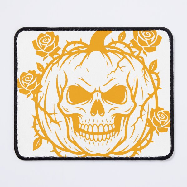 Item preview, Gothic Skull Jack-O-Lantern & Rose designed and sold by dcreagraph.