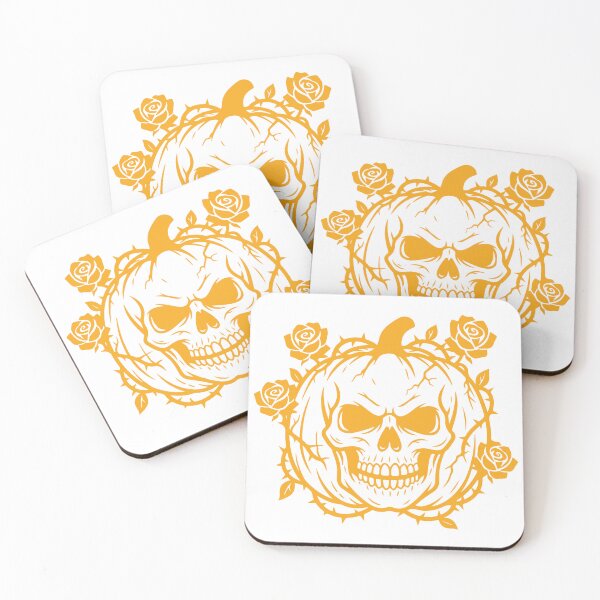 Item preview, Gothic Skull Jack-O-Lantern & Rose designed and sold by dcreagraph.