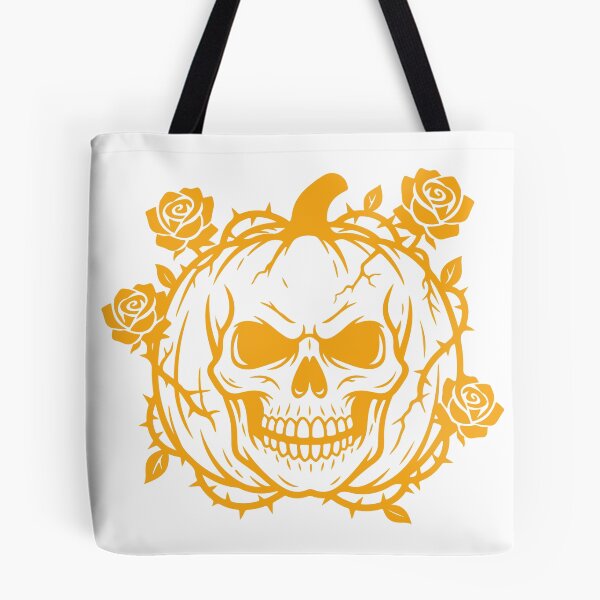 Item preview, Gothic Skull Jack-O-Lantern & Rose designed and sold by dcreagraph.