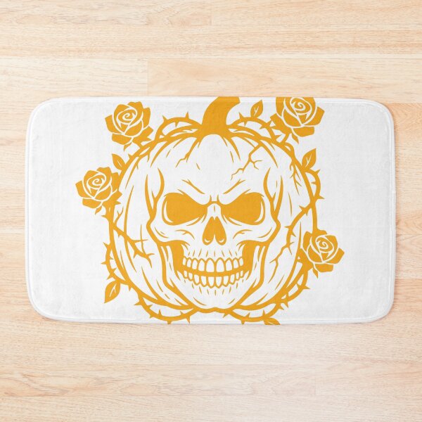 Item preview, Gothic Skull Jack-O-Lantern & Rose designed and sold by dcreagraph.