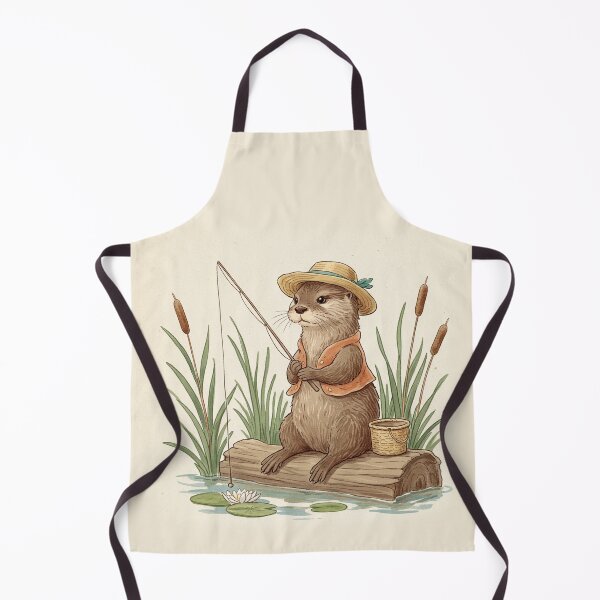 Item preview, Otter’s Peaceful Fishing Day designed and sold by Pasteltone.