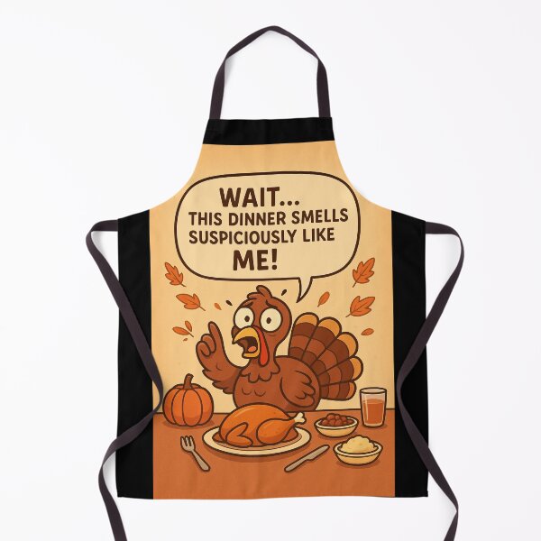 Artikelvorschau, Thanksgiving und der stinkende Truthahn, der beim Kochen einen Schock erleidet entworfen und verkauft von Ammar Studio.
