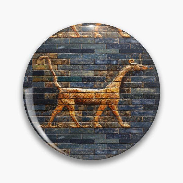 Item preview, BABYLONIAN  SNAKE DRAGON Antique Assyrian Art designed and sold by BulganLumini.