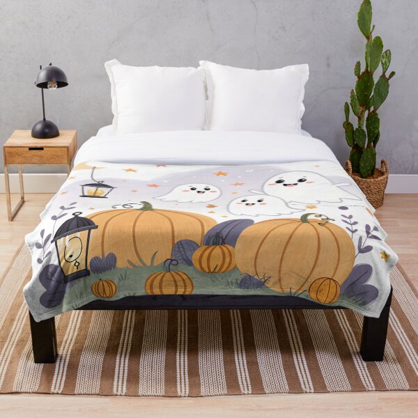 Item preview, Spooky Cute Ghosts & Pumpkins Night designed and sold by Neural-canvas.