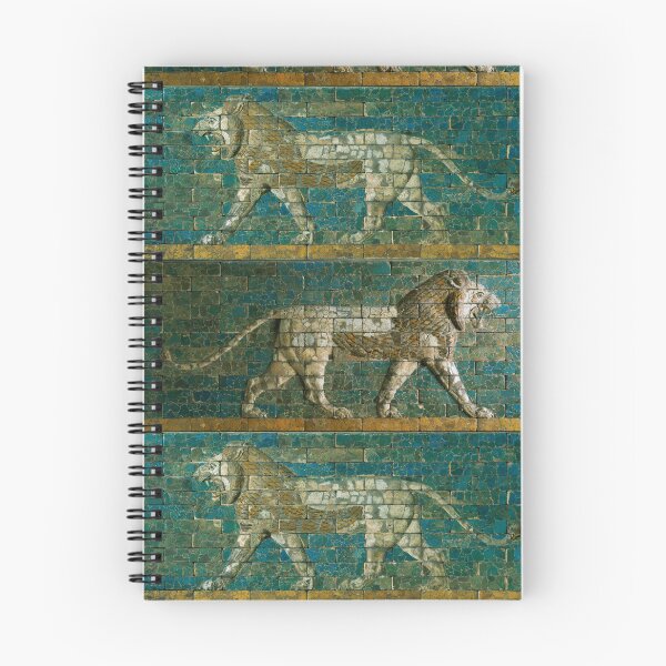 Item preview, TWO BABYLONIAN  LIONS Antique Assyrian Art designed and sold by BulganLumini.