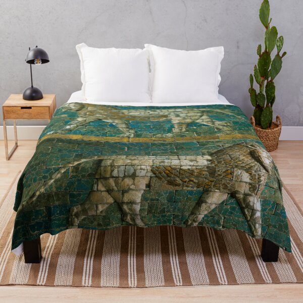 Item preview, TWO BABYLONIAN  LIONS Antique Assyrian Art designed and sold by BulganLumini.