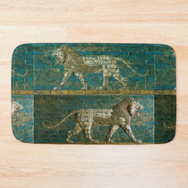 Item preview, TWO BABYLONIAN LIONS Antique Assyrian Art designed and sold by BulganLumini.