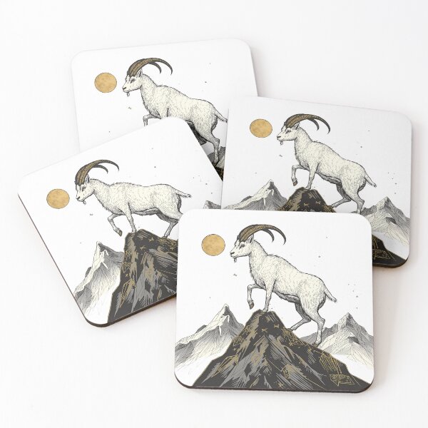 Item preview, Capricorn – The Steadfast Goat designed and sold by catcurio.