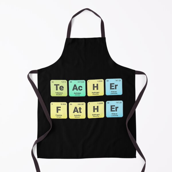 Item preview, Teacher Father, Periodic Table Elements, Personalized Chemistry Design, Science Gift for Nerds & Students designed and sold by chipmuckdesignn.