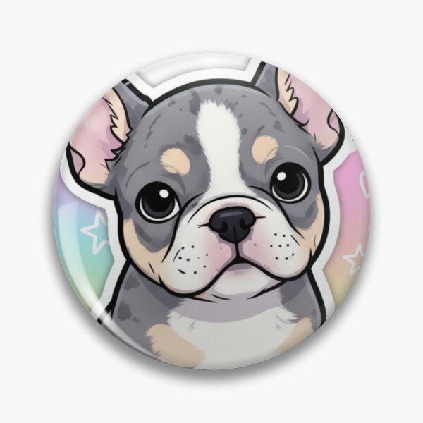 Item preview, Cute PB Frenchie Puppy - Pastel and Rainbow Dog Design designed and sold by ViralCollector.
