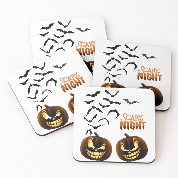 Item preview, Halloween. Scary Night and Demonic Jack-o'-Lanterns. designed and sold by Dinasshop.