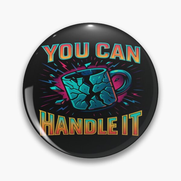 Item preview, You Can Handle It — Motivational Coffee Cup Design designed and sold by GlowAIDesigns.