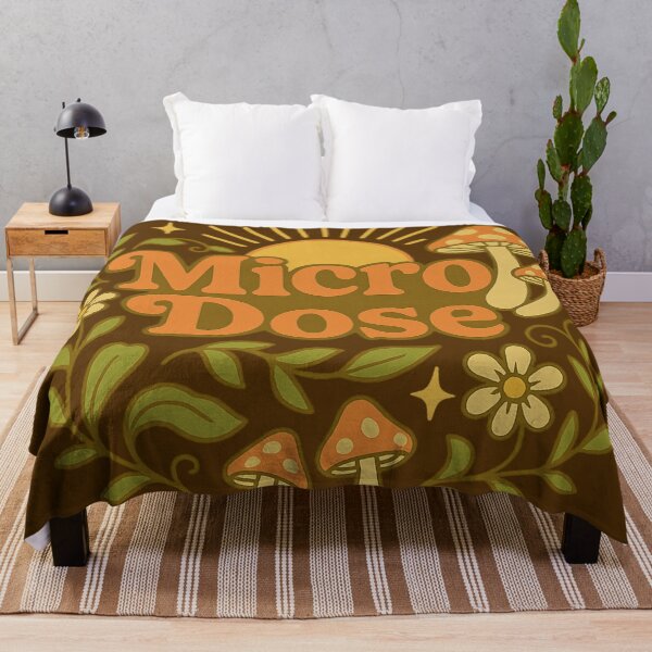 Item preview, Micro Dose – 70s Retro Boho Mushroom designed and sold by getpressedshirt.