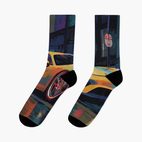 Item preview, Porsche 718 Cayman GT4 Creative Wall Art Print designed and sold by AutoPopStudio.