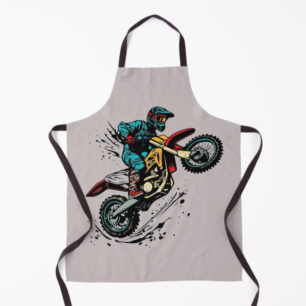 Item preview, Motocross Vector Illustration Professional Dirt Bike Racing Extreme Sports Art designed and sold by Lineesh Kumar.