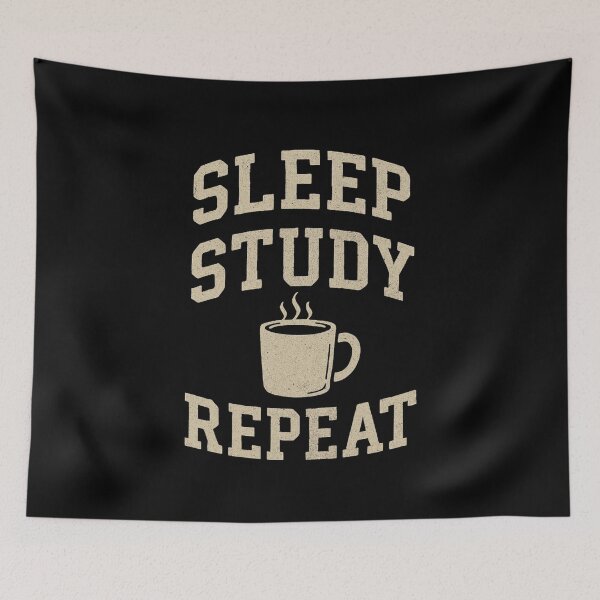 Item preview, Sleep, Study, Repeat – College Life Tee designed and sold by BestDetailer.