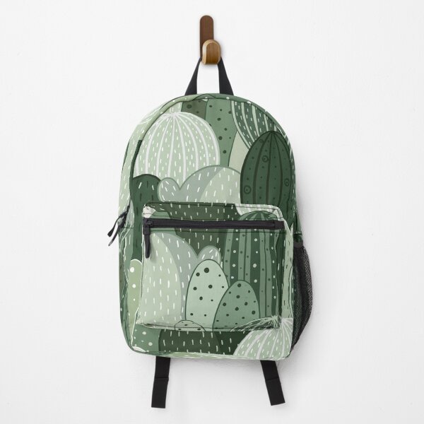 Item preview, Monochromatic Green Cactus Forest: Serene Desert Seamless Pattern designed and sold by TheArtisticPres.