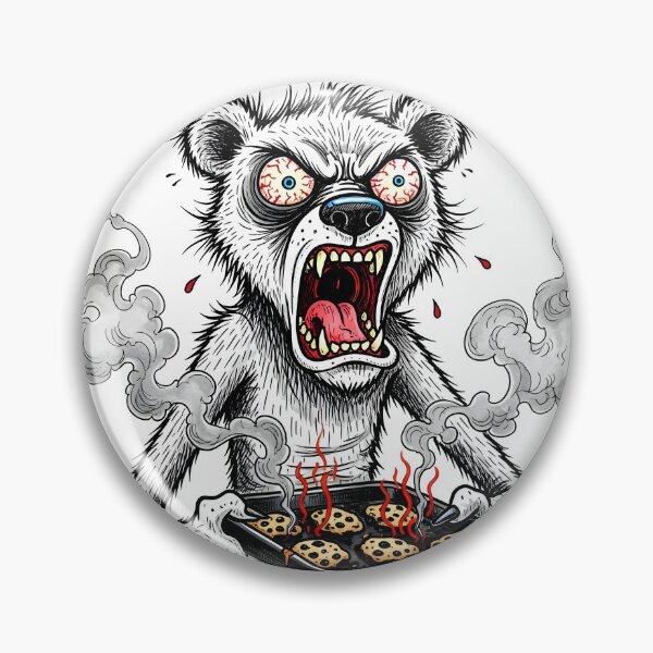 Item preview, It Said 350 Degrees - Burnt Cookies Bear | Funny Baking Fail Animal designed and sold by GrumpyCrudly.