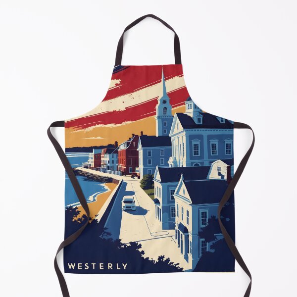 Item preview, Westerly Rhode Island 1950s USA Vintage Travel Tourism designed and sold by TravelersGems.