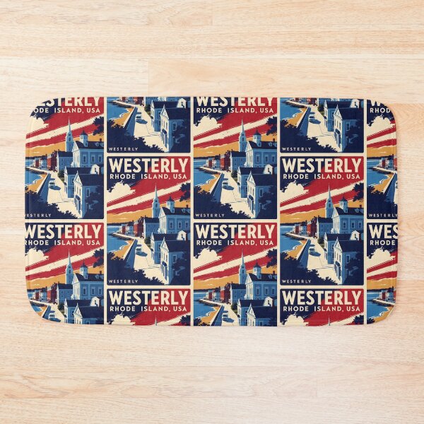 Item preview, Westerly Rhode Island 1950s USA Vintage Travel Tourism designed and sold by TravelersGems.
