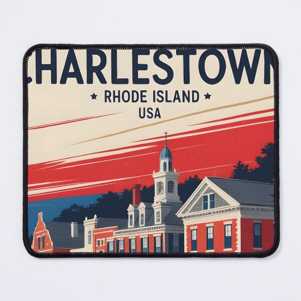 Item preview, Charlestown Rhode Island 1950s USA Vintage Travel Tourism designed and sold by TravelersGems.