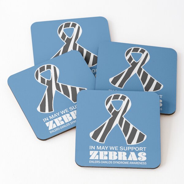 Item preview, In May We Support Zebras – EDS Awareness Ribbon designed and sold by Designs by Jesabee.