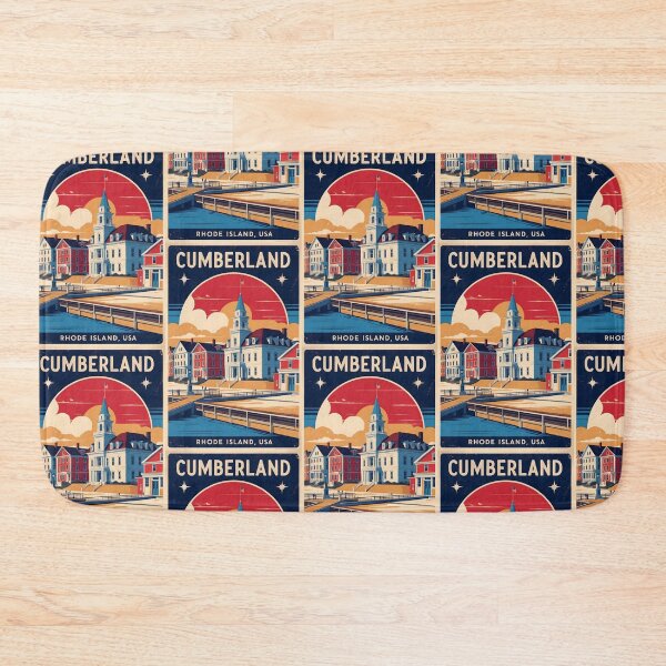 Item preview, Cumberland Rhode Island 1950s USA Vintage Travel Tourism designed and sold by TravelersGems.