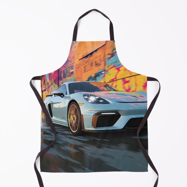 Item preview, Unique Pop Art Porsche 718 Cayman GT4 Painting designed and sold by AutoPopStudio.