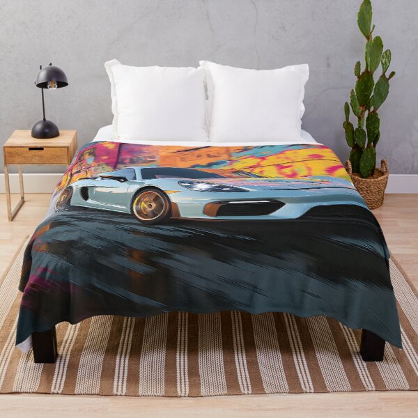 Item preview, Unique Pop Art Porsche 718 Cayman GT4 Painting designed and sold by AutoPopStudio.