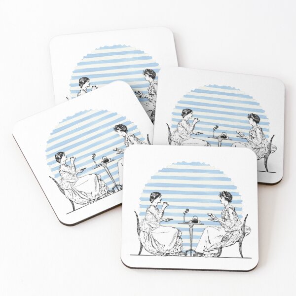 Item preview, Vintage Women Tea Time Illustration designed and sold by She was a  Dreamer....