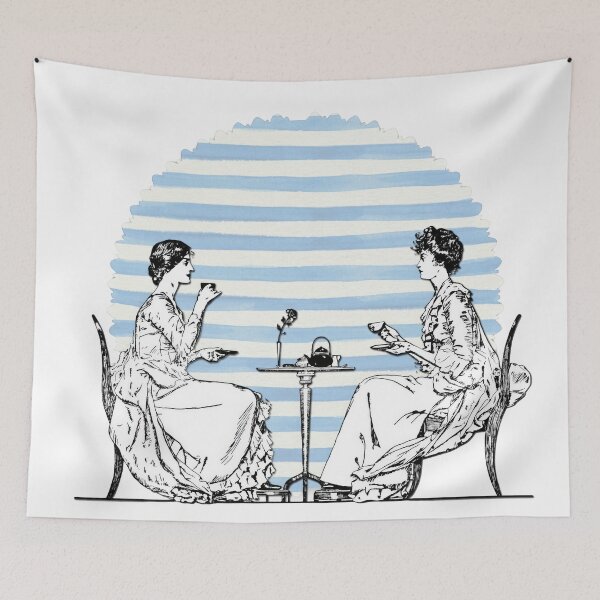 Item preview, Vintage Women Tea Time Illustration designed and sold by She was a  Dreamer....