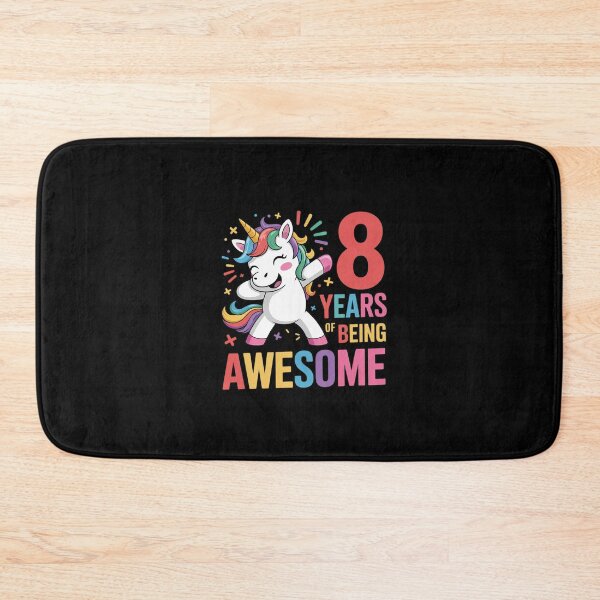 Item preview, 8 Years Of Being Awesome Unicorn 8th Birthday Girls Kids  designed and sold by ClassicAnthony.