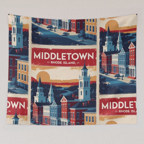 Item preview, Middleton Rhode Island 1950s USA Vintage Travel Tourism designed and sold by TravelersGems.