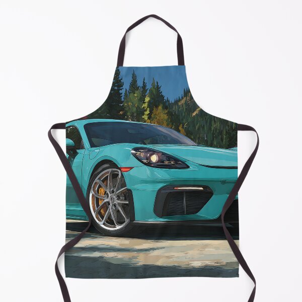 Item preview, Porsche 718 Cayman GT4 Collectible Pop Art Artwork designed and sold by AutoPopStudio.