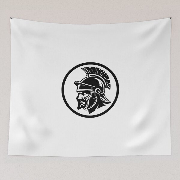 Item preview, Minimalist Roman Soldier Helmet Logo designed and sold by Stoic-Shop.