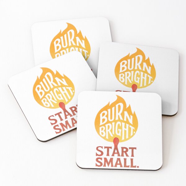 Item preview, Start Small, Burn Bright — Fiery Gold Flame Design designed and sold by Kony83.