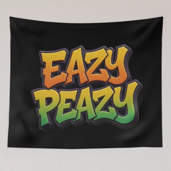 Item preview, Eazy Peazy Graffiti Logo | Streetwear Urban Design designed and sold by ldjcustomdesign.