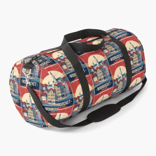 Item preview, Woonsocket Rhode Island 1950s USA Vintage Travel Tourism designed and sold by TravelersGems.