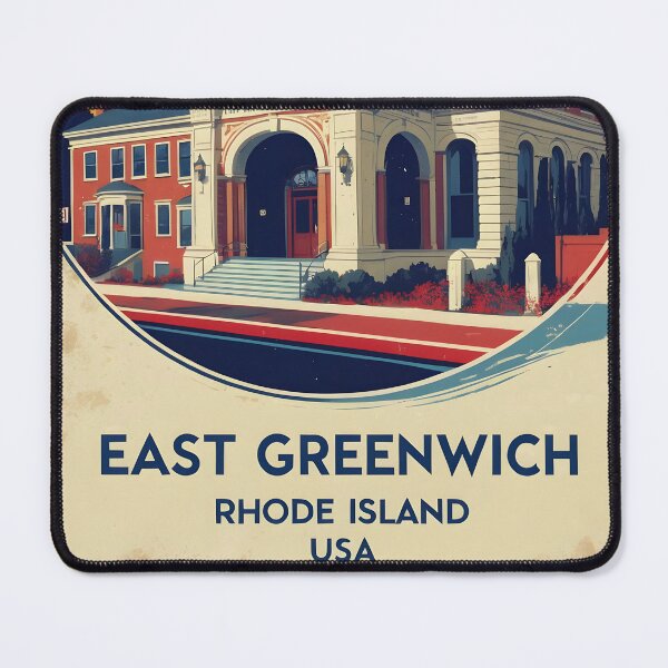 Item preview, East Greenwich Rhode Island 1950s USA Vintage Travel Tourism designed and sold by TravelersGems.