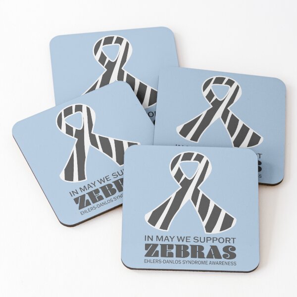 Item preview, Support Zebras – EDS Awareness Ribbon for May designed and sold by Jesabee Designs.
