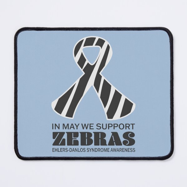 Item preview, Support Zebras – EDS Awareness Ribbon for May designed and sold by Jesabee Designs.