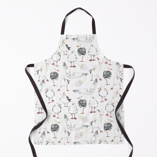 Item preview, Seagulls and Ice-cream Pattern designed and sold by Hide&Quill.