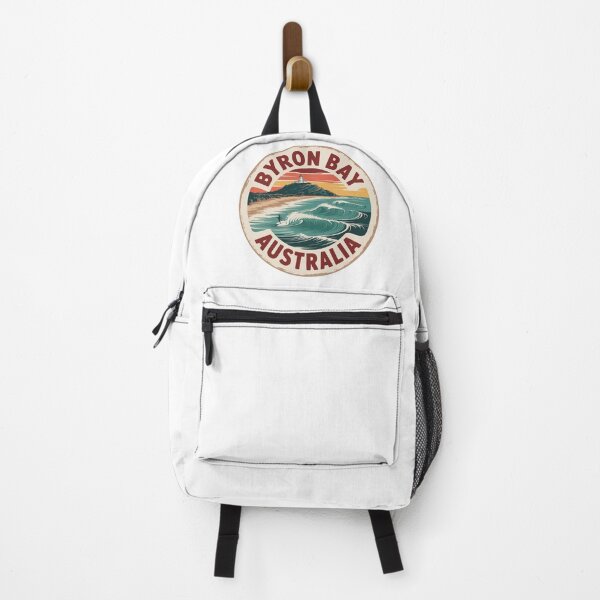 Item preview, Byron Bay Australia Retro Surf Wave Badge designed and sold by CircinusStore.