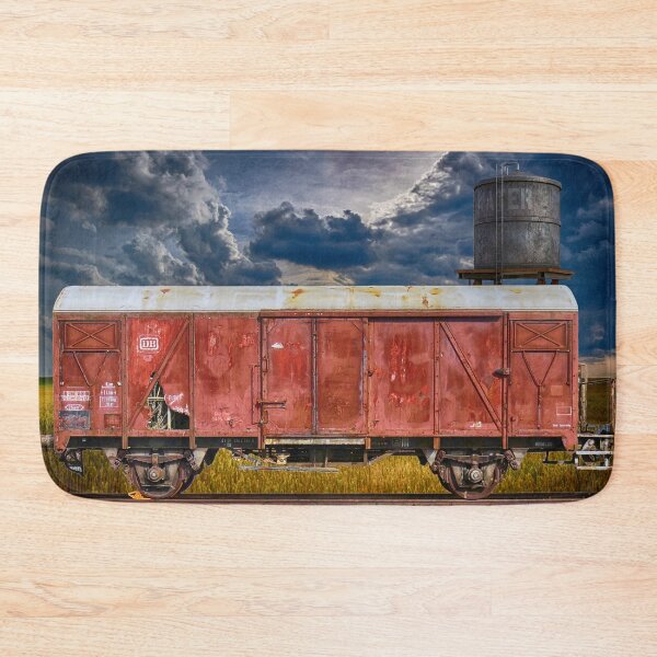 Item preview, Old Boxcar And Water Tower designed and sold by James DeFazio.