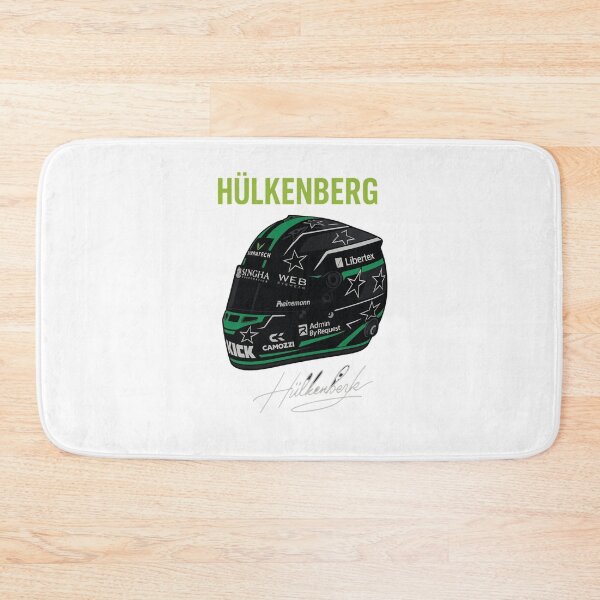 Item preview, Nico Hülkenberg Haas Helmet Illustration | Formula 1 Motorsport Art designed and sold by CRacing Motorsport Club.