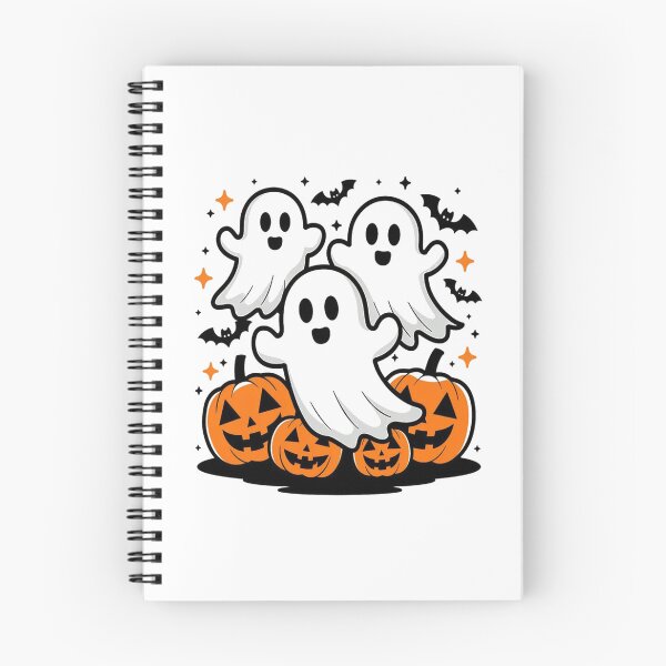Aperçu de l'œuvre Festif Joyeux Fantôme Halloween Fantômes Effrayants Citrouilles Mignon Halloween Fête Conception créée et vendue par Lineesh Kumar.