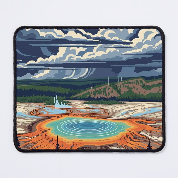 Item preview, Grans Prismatic Spring After a Storm designed and sold by VectorThread.