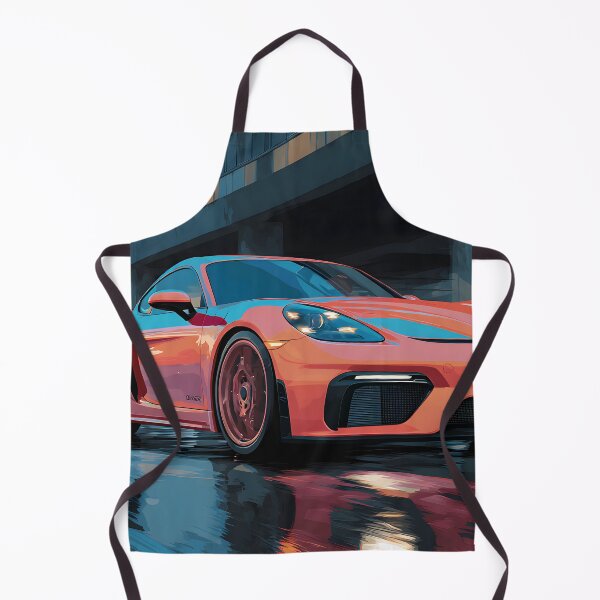 Item preview, Porsche 718 Cayman GT4 Wall Art for Supercar Fans designed and sold by AutoPopStudio.