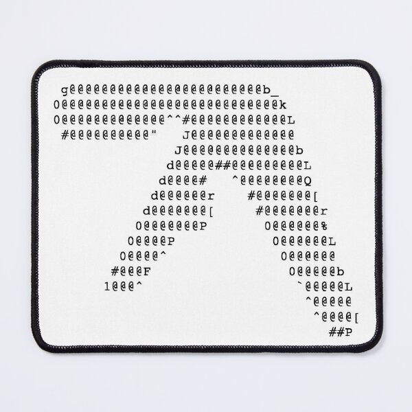 Item preview, Aphex Twin ASCII Art Black design designed and sold by 808Garments.