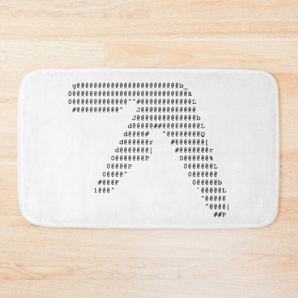 Item preview, Aphex Twin ASCII Art Black design designed and sold by 808Garments.